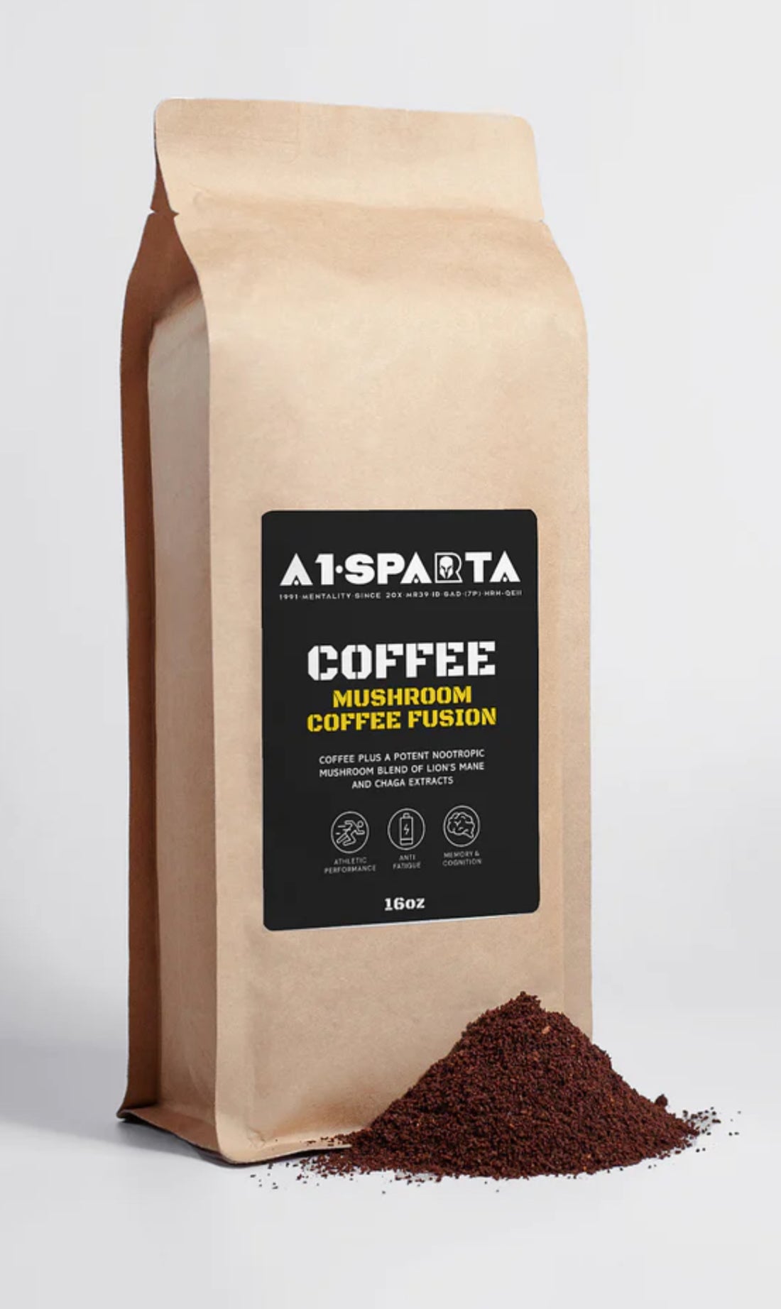 Elevate Your Coffee Experience with 100% Organic Mushroom Coffee Fusion - Lion’s Mane & Chaga