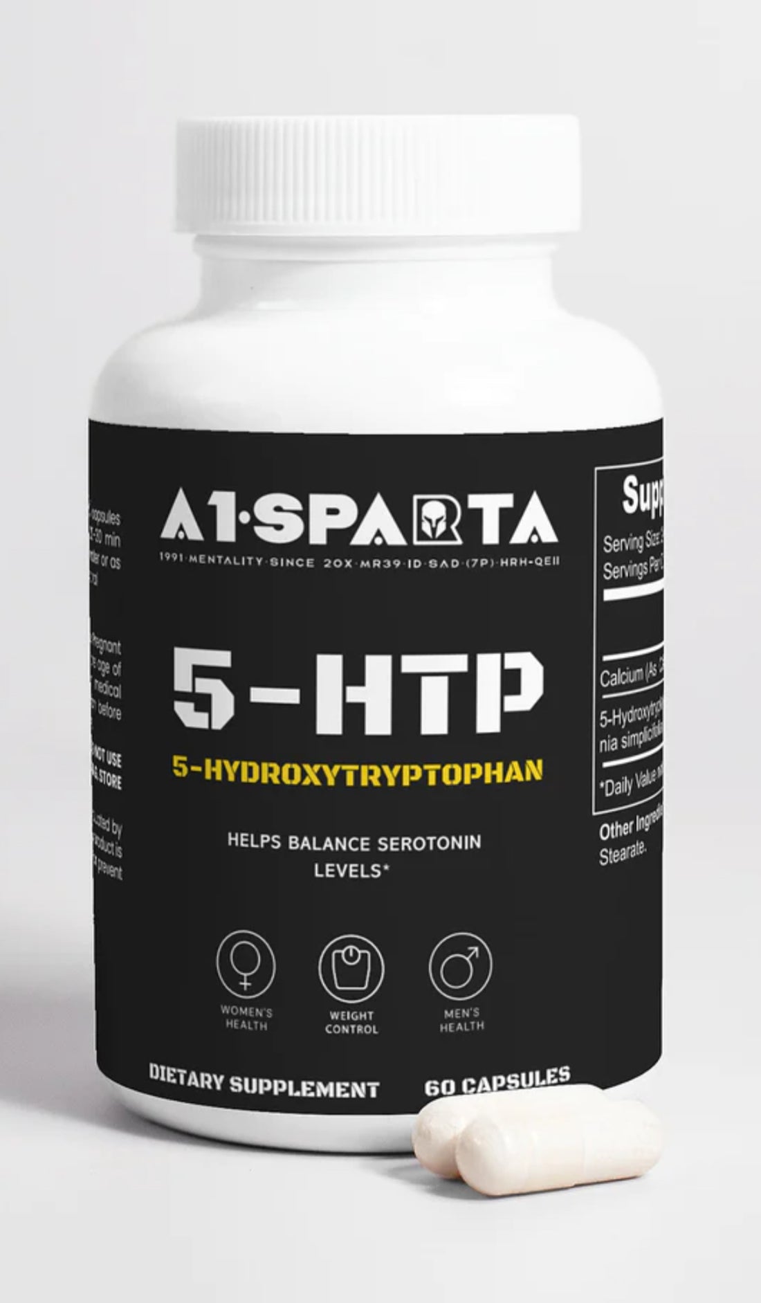 Achieving Mental Wellness with A1•Sparta's Holistic Supplement - 5-HTP