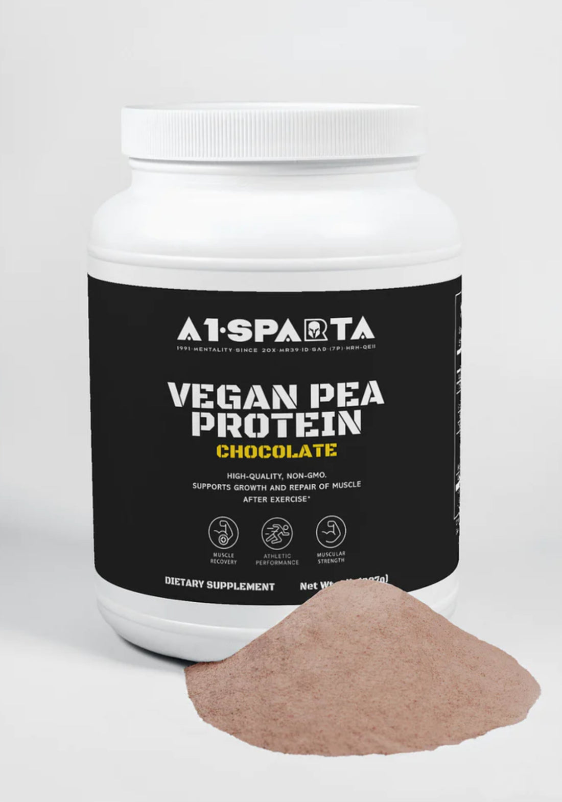Boost Your Workouts with A1•Sparta's Vegan Pea Protein (Chocolate)