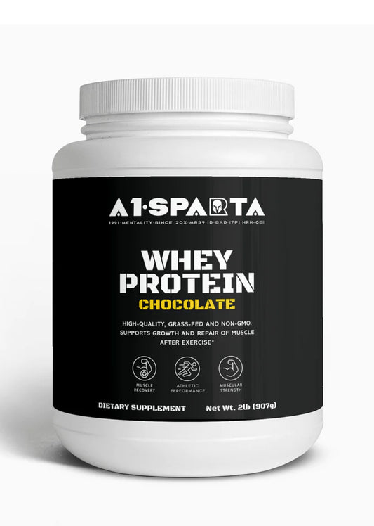 Fuel Your Fitness Journey with A1•Sparta's Chocolate Flavored Whey Protein