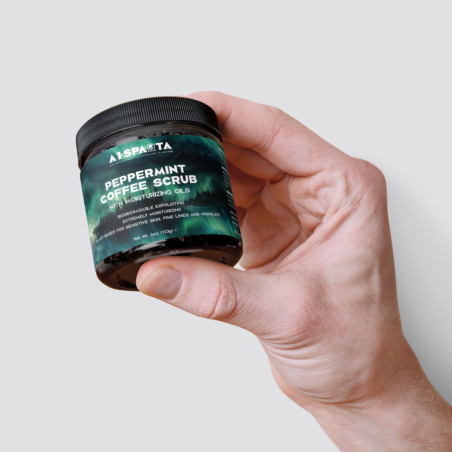 Peppermint Coffee Scrub