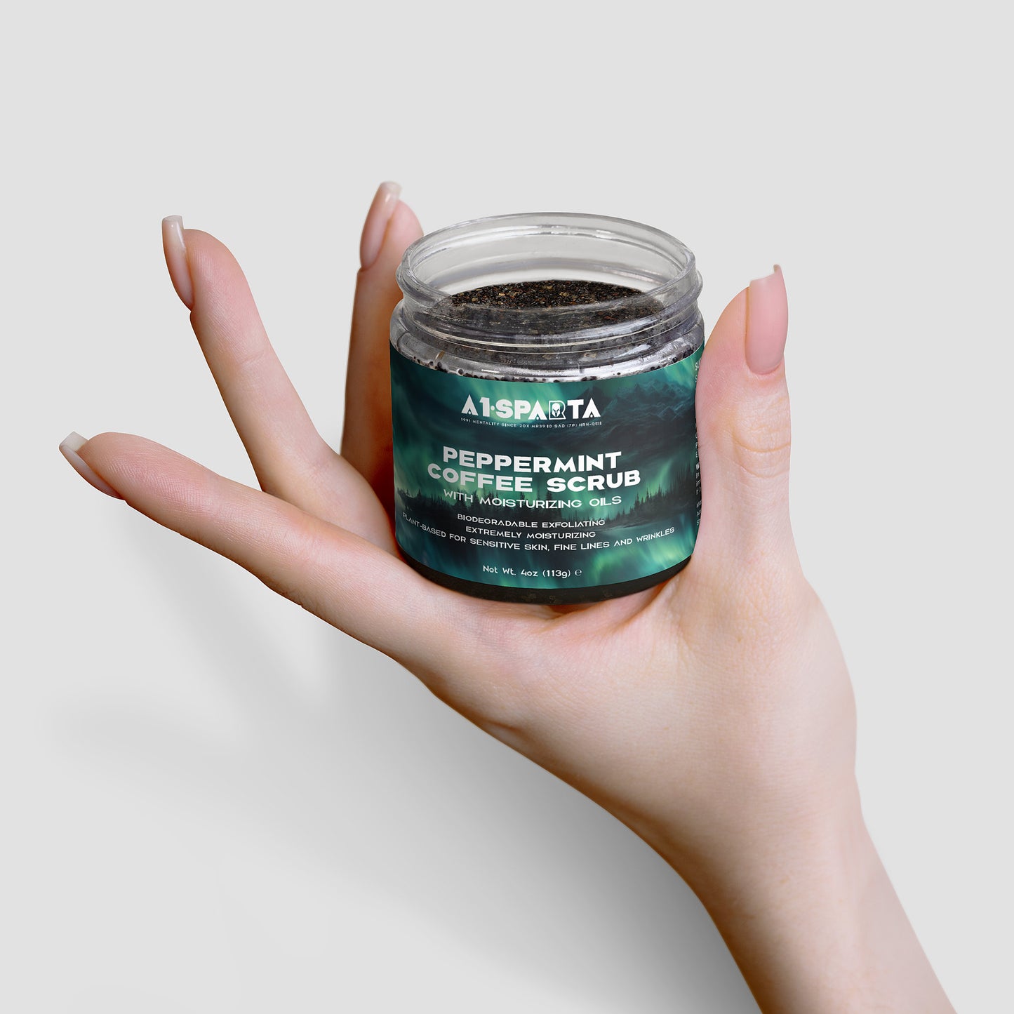 Peppermint Coffee Scrub